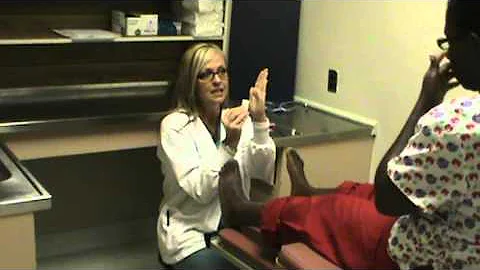 Diane Gillaspie-Diabet...  foot exam