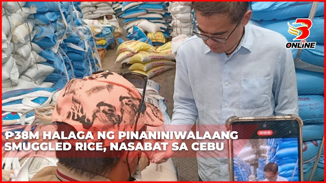 ⁣₱38M halaga ng pinaniniwalaang smuggled rice, nasabat sa Cebu