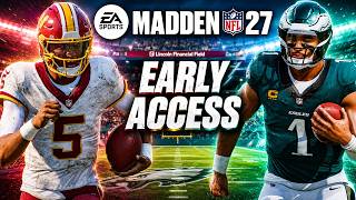 MADDEN 27 EARLY ACCESS | Commanders vs Eagles Week 1 | Full Game