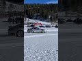 Porsche 911/996 turbo ice track drift at Autostrada Winter Experience 2022 #shorts