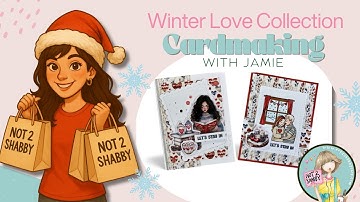 2 Gorgeous Cards with Winter Love | Cozy, Heartfelt Cardmaking!