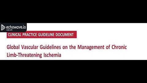 Global Vascular Guidelines on the Management of ChronicLimb-Threatening Ischemia