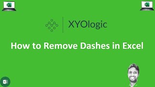 How to Remove Dashes in Excel