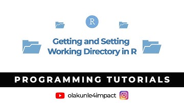 Getting and Setting Working Directory in R Programming #olakunle4impact #tagng #europe