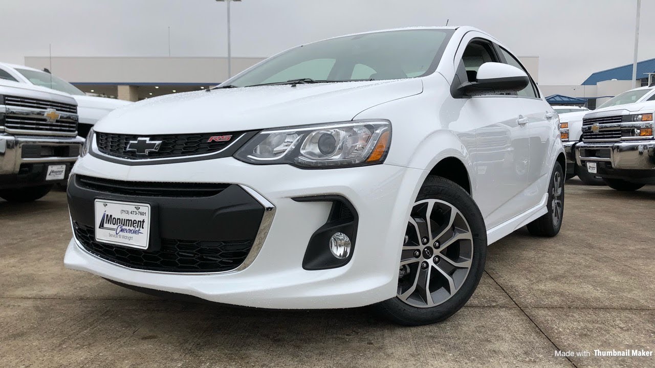 2018 Chevrolet Sonic Lt Rs 1 8l Tubro Review