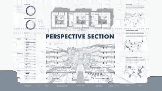 PERSPECTIVE SECTION : Sketchup+Adobe Illustrator