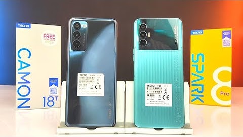 Tecno Camon 18T VS Tecno Spark 8 Pro | Comparison & Speed Test | Which is Better |G88 V G88|90Hz,33W