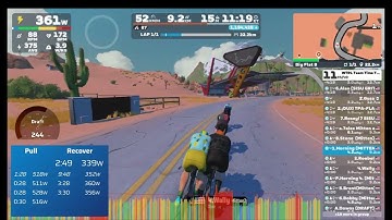 Zwift - TTT: WTRL Team Time Trial - Zone 10 (ESPRESSO/DOPPIO) on Big Flat 8 in Watopia