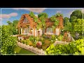 Minecraft || 🌸How to Build an Aesthetic COTTAGECORE House🌸 || Tutorial/Relaxing Video