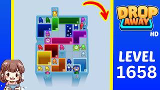 Drop Away Level 1658 Solution Walkthrough