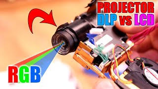 DLP & LCD & Laser PROJECTOR - How They Work + TEARDOWN