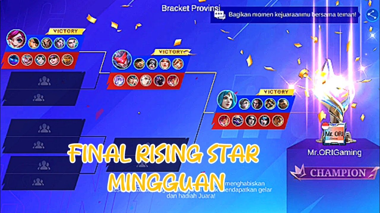 FINAL RISING STAR MINGGUAN DI GENDONG TEAM BANTU EMOT EMOT DOANG