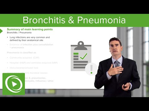 ब्रोंकाइटिस और निमोनिया (सारांश) - श्वसन चिकित्सा | लेक्टुरियो