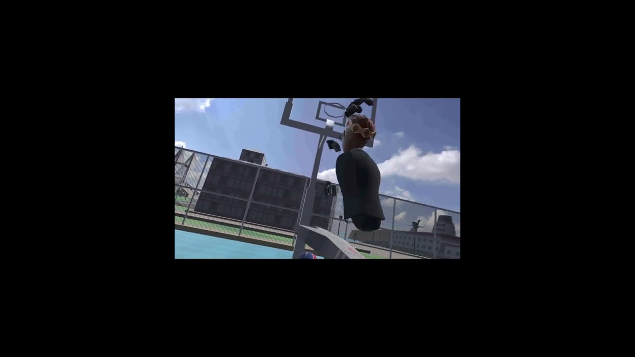 Wii Sports Resort Basketball Goes Wrong #recroom #wiisportsresort #basketball #fails