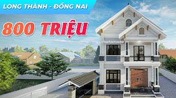 Mãn Nhãn Với Kiến Trúc Của Mẫu Biệt Thự 2 Tầng Mái Thái Chỉ Từ 800 TRIỆU Tại Long Thành, Đồng Nai