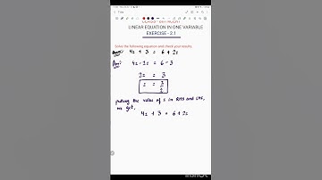 "Class 8 Maths: Solve 4z + 3 = 6 + 2z | NCERT Ex 2.1 Q4" #shorts