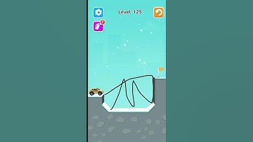 Draw bridge 🌉 Imposible mission 😱 Level 125 complete ✅ #viral #shorts