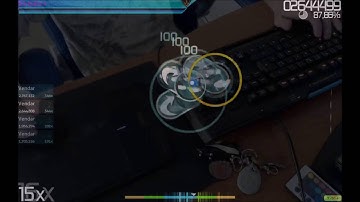Osu! Stream practice 200bpm -RIP Stamina- (Live play)