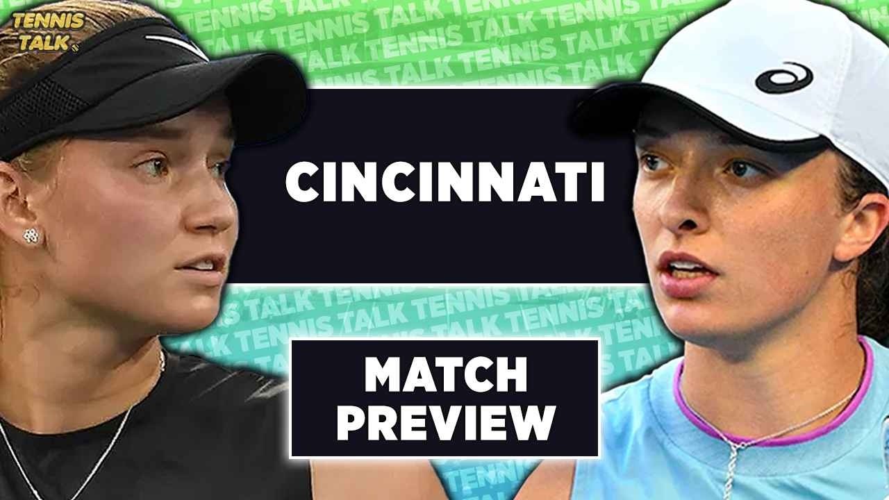 Thumbnail for Rybakina vs Swiatek | WTA Cincinnati 2026 QF | Tennis Talk Preview