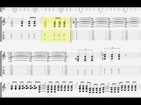 Radwimps サイハテアイニ ギター タブ譜 Guitar Tab Youtube