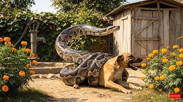 rescue animal : Ducks Save Dog from Giant Python, Leading to Miraculous Event
