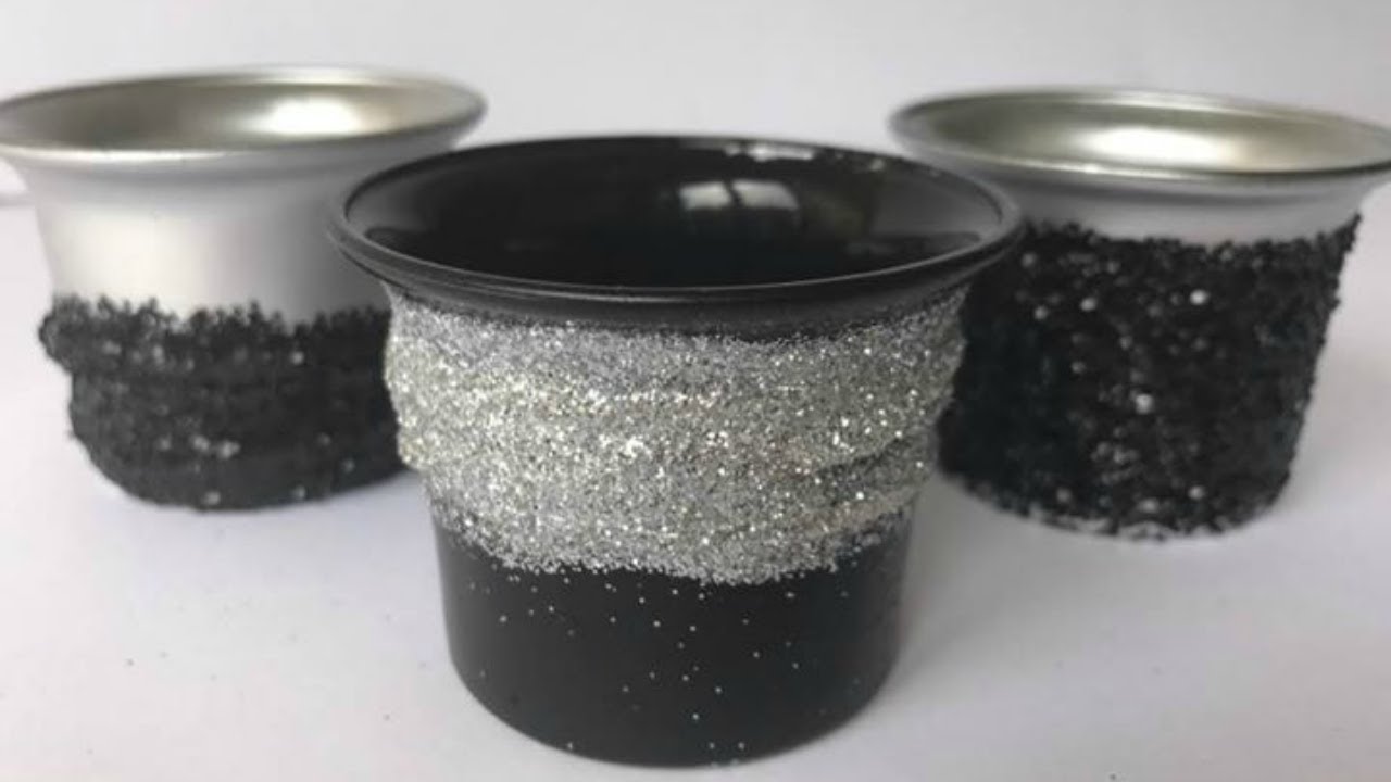 Candle Holder Diy Party Decorations On A Budget All Black