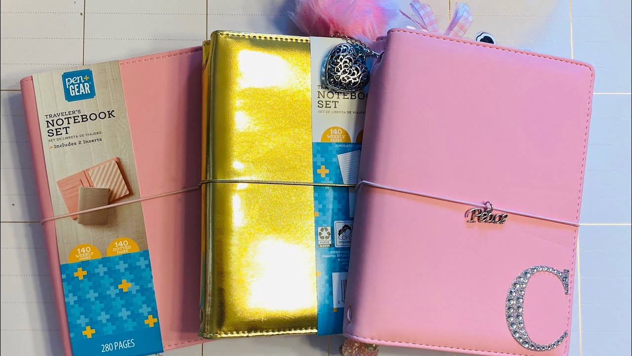 Pen And Gear Travelers Notebook Set Up Flip Through Youtube