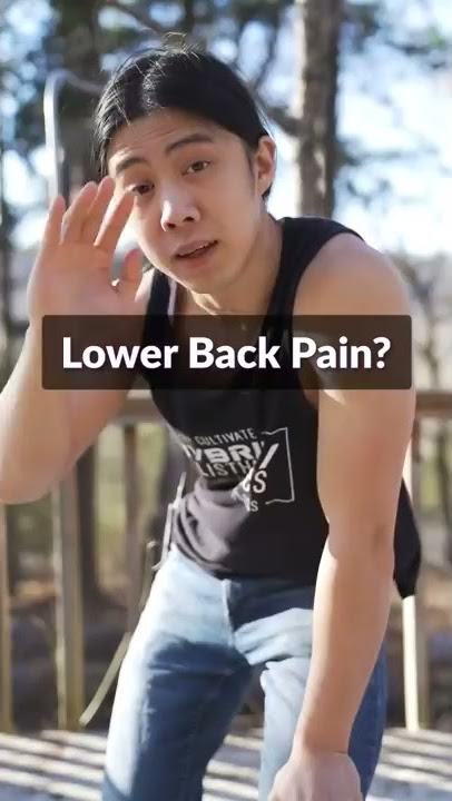 Lower back pain stretches (Anterior Pelvic Tilt)