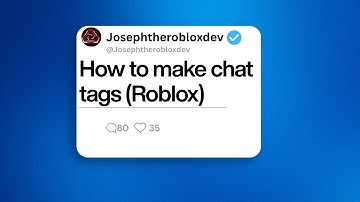 💬 How to Make Custom Chat Tags in Roblox Studio! 💬