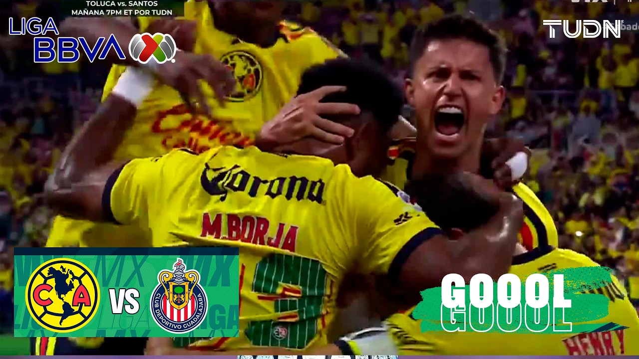 ¡EMPATA EL AMÉRICA! América 2-2 Chivas | Liga MX - Jornada 9 Apertura 2026 | TUDN