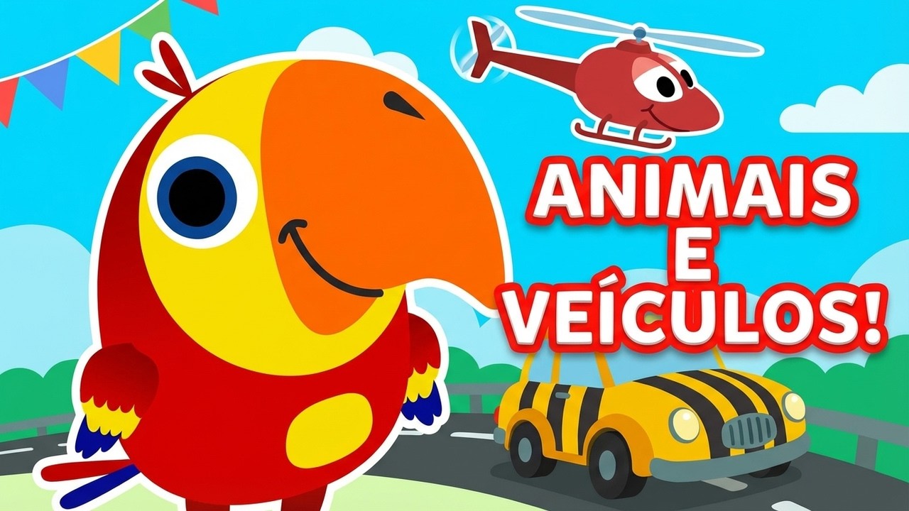 Aprenda vocabulário com Larry e amigos de forma divertida | Aprenda Palavras Novas | BabyFirst