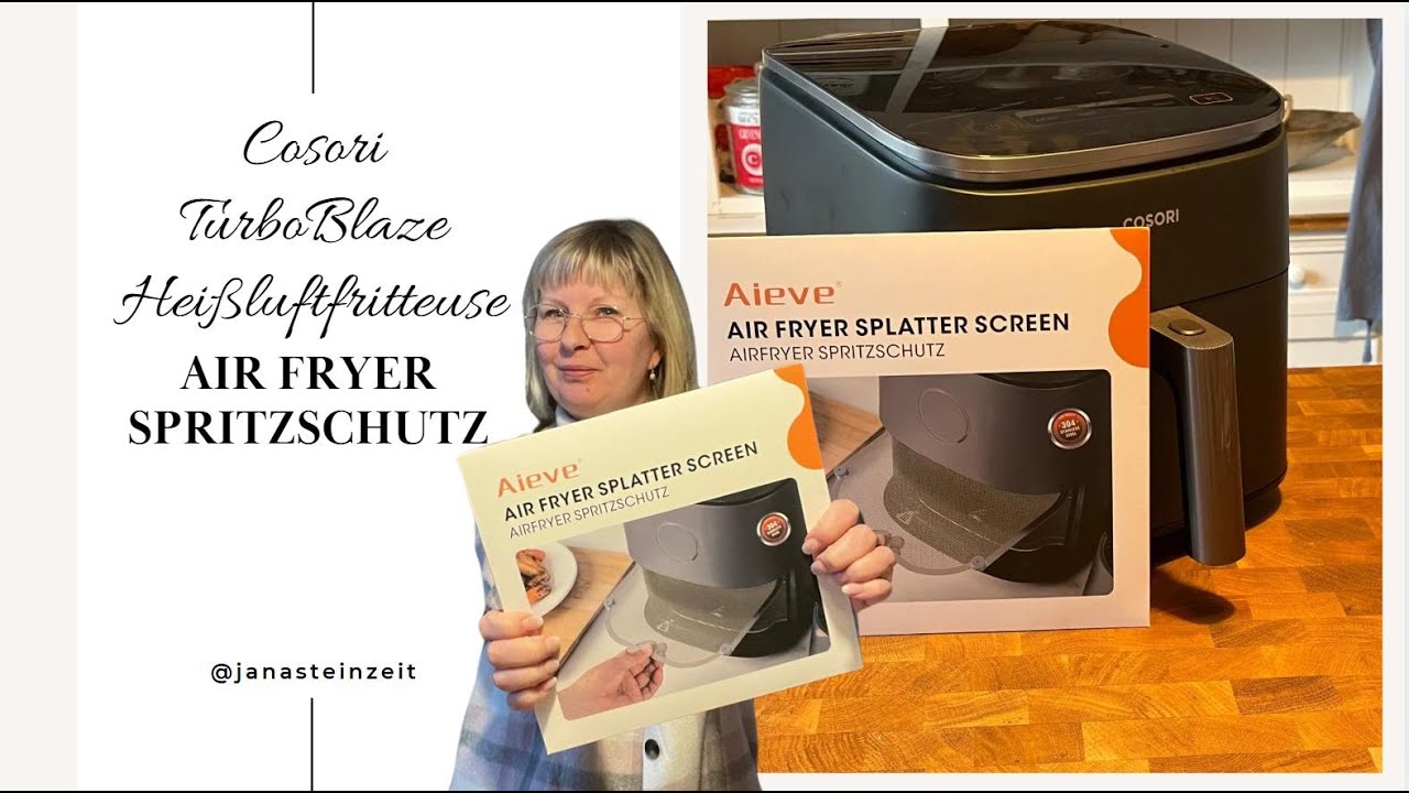 Spritzschutz Für Heißluftfritteuse - Magnetisch Für Cosori & Philips Modelle