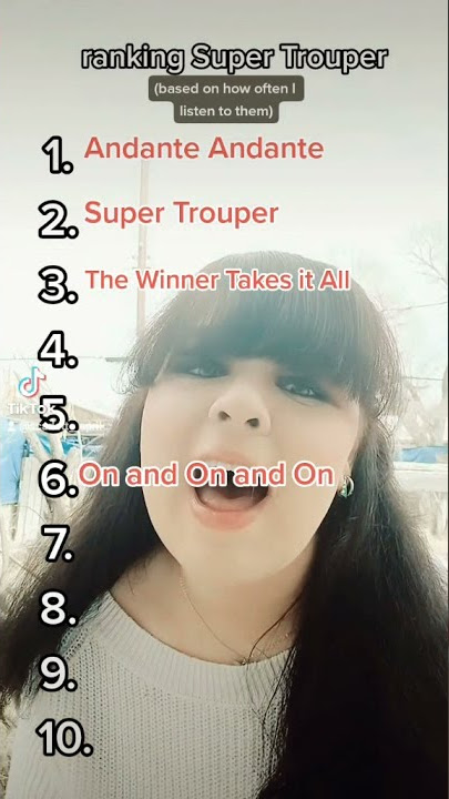 ranking ABBAs Super Trouper 🌟 #abba #abbavoyage #1980s  #ranking #albums #1970s