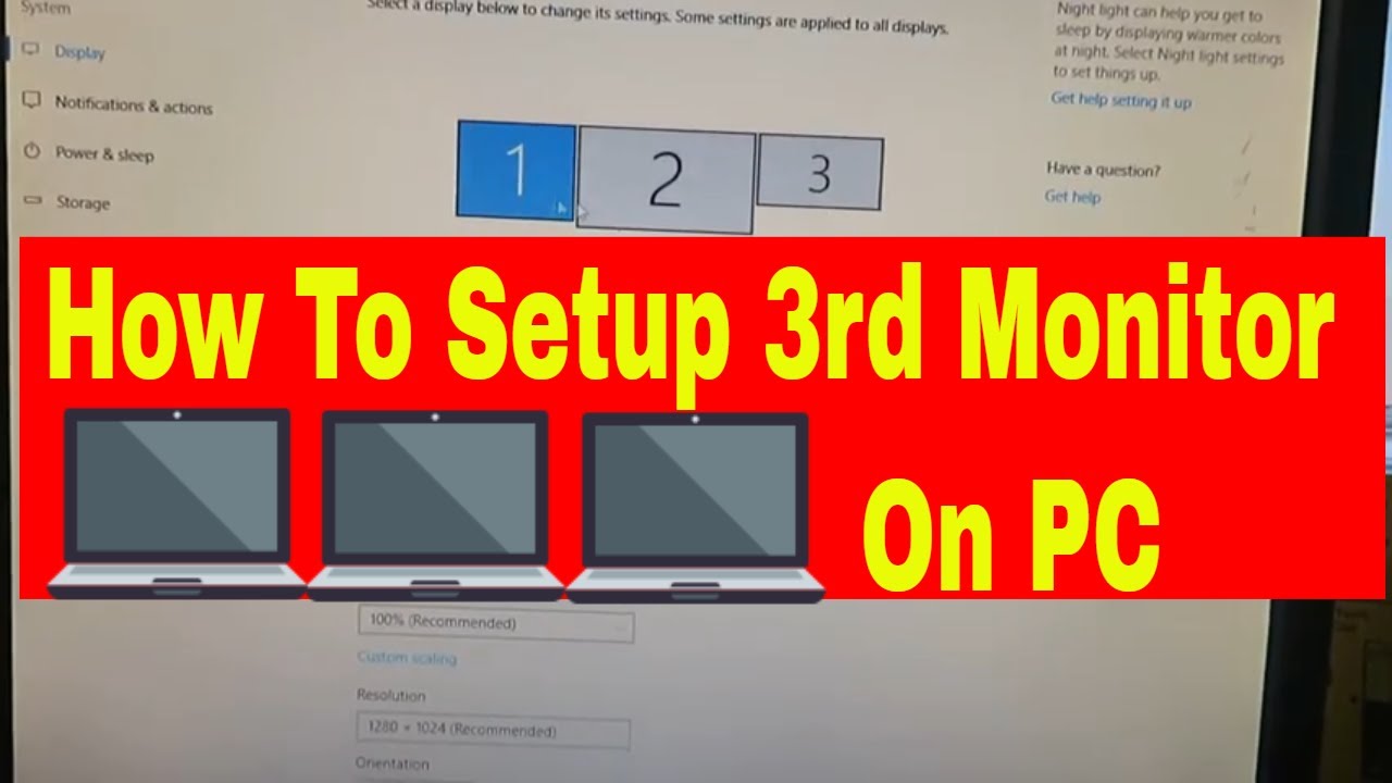 How to Connect 3 Monitors to a Computer