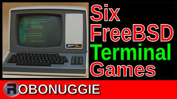 Six FreeBSD Terminal Games