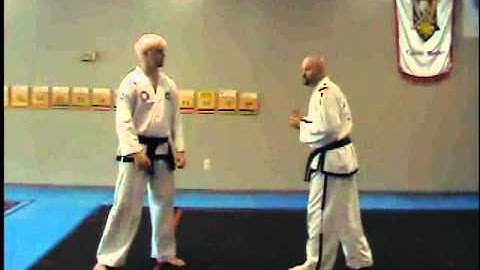Taekwon-Do - 8. Inner Forearm to block Spinning Kick