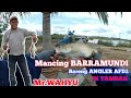 MANCING BARRAMUNDI DAPAT PREDATOR GANAS || BARENG ANGLER AFD 2 || Mr.WAHYU || DI TAMBAK