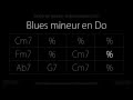 Blues en do mineur rapide 190 bpm  backing track  mr pc