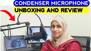 Professional Condenser Microphone Unboxing and Review Hindi Urdu vlog | Faiza Kitchen And Vlogs