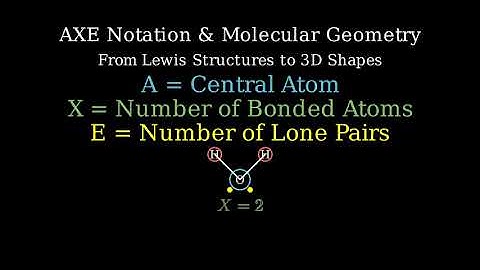 How to Use AXE Notation to Find Molecular Geometry (Based on a Lewis Structure)