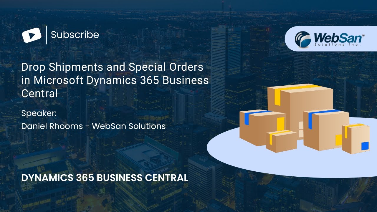 Microsoft Dynamics 365 Business Central Tutorial: Drop Shipments and ...