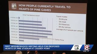 Hearts of Pine holds first neighborhood meeting for proposed stadium at Cassidy Point