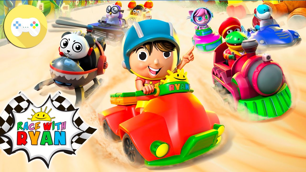 Carrera con Ryan - Juego de Coches de Carreras de Dibujos Animados en Español Castellano PC