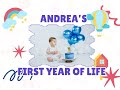 Baby Milestone Slideshow Canva Template | First Year of Life Video with Music (4:3)