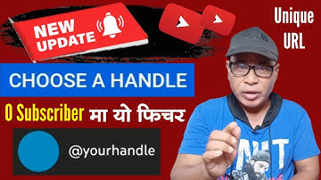 YouTube Handles | YouTube Biggest Update | How To Choose Handle for your Channel? YouTube Feature