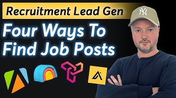 Clay.com Recruiting // 4 Ways to Find Jobs (Clay Apollo.io Apify Trigify.io)