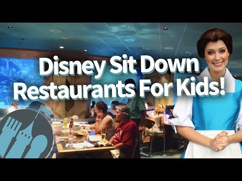 Best Disney World Sit Down Restaurants for Kids!