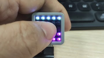 bitClock on m5stack_atom_Matrix