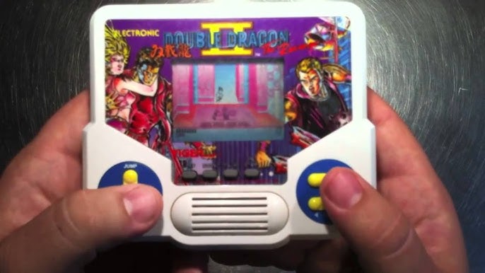 Mini Game Antigo Double Dragon 2.  Produto Vintage e Retro Tiger