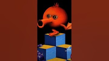 Cursed Q*bert (Art by MilesJohn)
